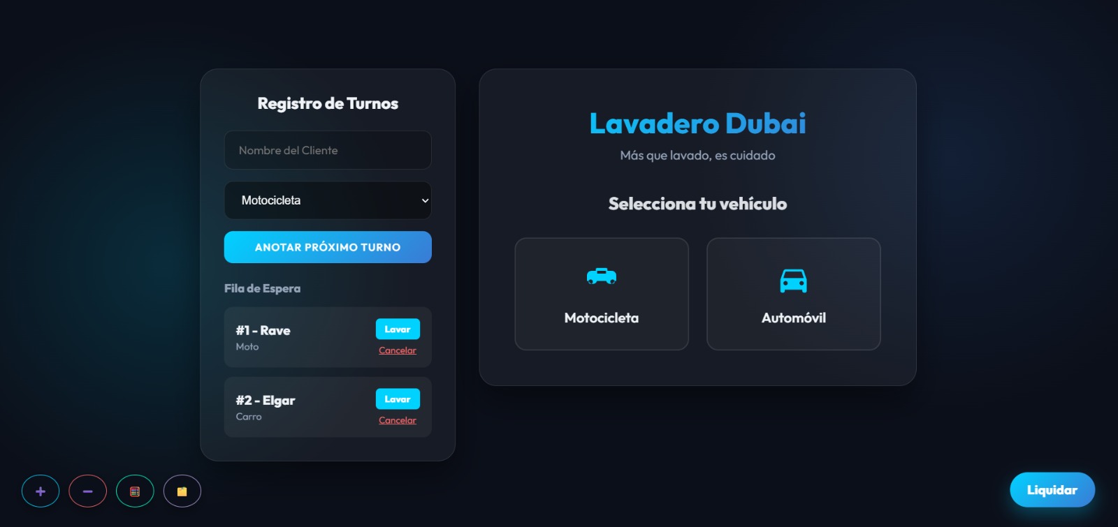 Sistema Lavadero